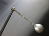 EXTRA LARGE 1.37CT DIAMOND & AAA SOUTH SEA PEARL 18K WHITE GOLD HANGING EARRINGS