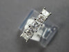 1.50CT DIAMOND 14K WHITE GOLD 3D SHARED PRONG INVISIBLE WEDDING ANNIVERSARY RING