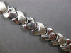 ESTATE WIDE 14KT WHITE GOLD CLASSIC MATTE & SHINY LOVE KNOT DESIGN FUN BRACELET