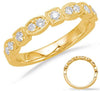 .29CT DIAMOND 14K YELLOW GOLD 3D ROUND MARQUISE SHAPE & HEXAGON ANNIVERSARY RING