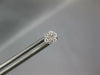 ESTATE .36CT DIAMOND 14KT WHITE GOLD CLUSTER FLOWER CLASSIC STUD EARRINGS #10584
