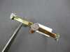 .31CT DIAMOND 14KT 2 TONE GOLD 3D PAST PRESENT FUTURE FLEXIBLE BANGLE BRACELET