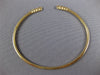ESTATE .49CT DIAMOND 18K YELLOW GOLD GRADUATING JOURNEY FLEXIBLE BANGLE BRACELET