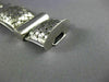ESTATE WIDE & LONG 2.20CT AAA SAPPHIRE 18KT WHITE GOLD CLASSIC ITALIAN BRACELET