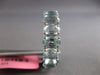 7.79CT AAA AQUAMARINE 14KT WHITE GOLD 3D CLASSIC OVAL ETERNITY ANNIVERSARY RING