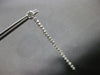 1.0CT DIAMOND 14K WHITE GOLD 3D ROUND CLASSIC FLOWER TENNIS FUN HANGING EARRINGS