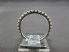 .61CT DIAMOND 18K WHITE GOLD 2MM SHARED PRONG 3/4TH ETERNITY LUCIDA WEDDING RING