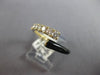 .43CT DIAMOND & BLACK ENAMEL 14K YELLOW GOLD GRADUATING JOURNEY CRISS CROSS RING