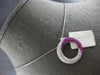 1CT DIAMOND & AAA PINK SAPPHIRE 14KT WHITE GOLD MULTI ROW CIRCLE OF LIFE PENDANT