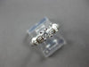 .40CT DIAMOND 14KT WHITE GOLD 3D CLASSIC ROUND & BAGUETTE ENGAGEMENT RING #27997