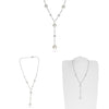 ESTATE AAA SOUTH SEA PEARL 18K WHITE GOLD CLASSIC BY THE YARD FUN LOVE NECKLACE