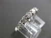 ESTATE 4.51CT DIAMOND 14KT WHITE GOLD SHARED PRONG ETERNITY RING STUNNING