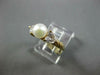 1CT CUBIC ZIRCONIA & AAA SOUTH SEA PEARL 14KT YELLOW GOLD DOUBLE HEART LOVE RING