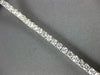 ESTATE 5.05CT DIAMOND 14KT WHITE GOLD 3D CLASSIC ROUND 4 PRONG TENNIS BRACELET