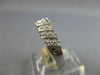.52CT DIAMOND 14KT WHITE GOLD 3D CLASSIC 2 ROW DIAGONAL WEDDING ANNIVERSARY RING