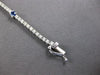 2.69CT DIAMOND & AAA SAPPHIRE 14K WHITE GOLD 3D CLASSIC ETERNITY TENNIS BRACELET