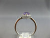 1.07CT DIAMOND & AAA AMETHYST 14KT WHITE GOLD PEAR SHAPE & ROUND FRIENDSHIP RING