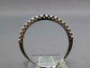 .33CT DIAMOND 18KT WHITE GOLD CLASSIC ROUND SEMI ETERNITY 1.5MM ANNIVERSARY RING