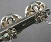 ESTATE .10CT DIAMOND & AAA SOUTH SEA PEARL 14KT WHITE GOLD HALO 3D STUD EARRINGS