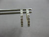 .35CT DIAMOND 18K 2 TONE GOLD CLASSIC FILIGREE REVERSIBLE HUGGIE EARRINGS #28015