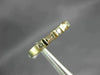 ESTATE .40CT BAGUETTE & ROUND DIAMOND 14K YELLOW GOLD 3D ANNIVERSARY RING 10077