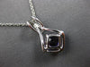1.92CT DIAMOND & AAA AMETHYST 14KT WHITE GOLD CUSHION & ROUND FLOATING PENDANT