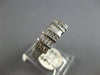 .65CT DIAMOND 14K WHITE GOLD ROUND & BAGUETTE MULTI ROW CHANNEL ANNIVERSARY RING