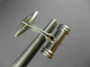 ESTATE 18KT WHITE GOLD 3D CLASSIC BAR CUFFLINKS