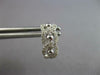 .30CT DIAMOND 14K WHITE GOLD 3D ROUND INFINITY LOVE KNOT HUGGIE HANGING EARRINGS