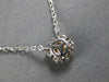 .60CT DIAMOND 14KT WHITE GOLD FLOWER INVISIBLE BY THE YARD LOVE NECKLACE #27664