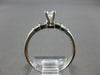 .40CT DIAMOND 14KT WHITE GOLD 3D CLASSIC ROUND & BAGUETTE ENGAGEMENT RING #27997