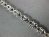 ESTATE .89CT DIAMOND 14KT WHITE GOLD 3D ROUND CLASSIC XO TENNIS BRACELET