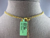 EXTRA LARGE .95CT DIAMOND 18KT YELLOW GOLD FILIGREE HEART LOVE FLOATING PENDANT