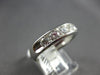 1.0CT DIAMOND 14KT WHITE GOLD 3D CHANNEL COMFORT FIT WEDDING ANNIVERSARY RING