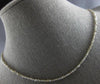LONG 16.3CT CHOCOLATE FANCY DIAMOND 14KT WHITE GOLD 3D ETERNITY LOVE NECKLACE