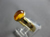 1.35CT DIAMOND & AAA CITRINE 14K YELLOW GOLD 3D OVAL & ROUND 3 STONE RING #27963