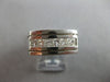 LARGE .70CT DIAMOND 14KT WHITE GOLD PRINCESS CHANNEL INVISIBLE MENS RING #27684
