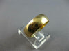 ESTATE 14KT YELLOW GOLD 3D CLASSIC SOLID PLAIN 7MM WEDDING ANNIVERSARY RING