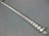 ESTATE 2.0CT DIAMOND 14K WHITE GOLD 3D ROUND BEZEL PRONG CLASSIC TENNIS BRACELET