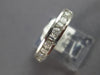 .80CT DIAMOND 14KT WHITE GOLD ROUND & BAGUETTE CHANNEL WEDDING ANNIVERSARY RING