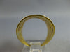 ESTATE LARGE 14KT YELLOW GOLD MULTI ROW DIAMOND CUT MULTI STAR FUN RING #27741