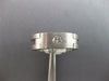 ESTATE .36CT DIAMOND 14KT WHITE GOLD SOLITAIRE MATTE FINISH ETOILE FUN MENS RING