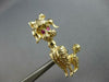 ESTATE .08CT AAA RUBY 14KT YELLOW GOLD HANDCRAFTED HAPPY DOG BROOCH PIN #27607