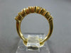 ESTATE .62CT DIAMOND 14KT YELLOW GOLD 3D DIAGONAL FUN ANNIVERSARY RING