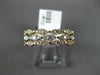 .59CT DIAMOND 14KT TRI COLOR GOLD MULTI LEAF STACKABLE ATTACHED ANIVERSARY RING