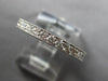 .88CT DIAMOND 18KT WHITE GOLD 2.5mm FILIGREE MILGRAIN ETERNITY ANNIVERSARY RING