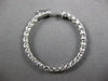 LARGE 4.36CT DIAMOND 18KT WHITE GOLD 3D ROUND INSIDE OUT HOOP HANGING EARRINGS
