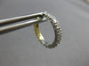 .35CT DIAMOND 18K 2 TONE GOLD CLASSIC FILIGREE REVERSIBLE HUGGIE EARRINGS #28015
