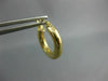 ESTATE SMALL 14KT YELLOW GOLD 3D CLASSIC HOOP EARRINGS #25146