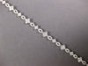 ESTATE 2.74CT DIAMOND 14KT WHITE GOLD ROUND 4 LEAF CLOVER FLOWER TENNIS BRACELET